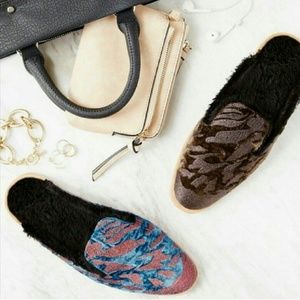 Free People Embroidered Mules 36 & 37 NWT